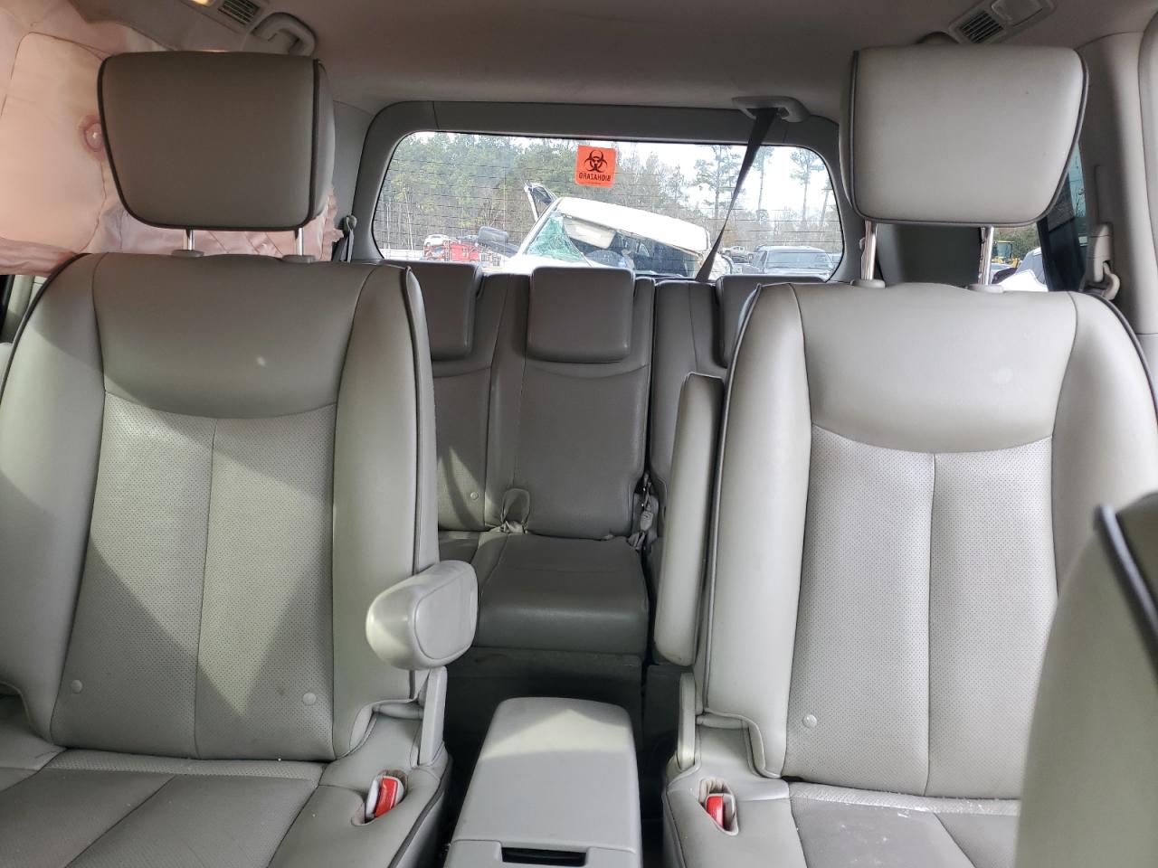 2015 Nissan Quest VIN JN8AE2KPXF9133708 Copart auction photo, rear end / side damage thumbnail 10