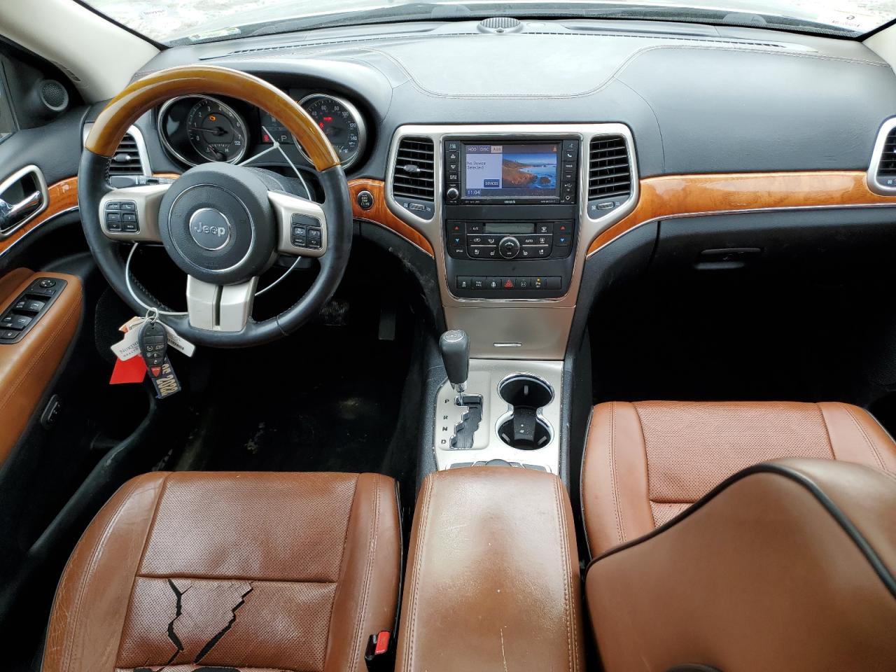 2012 Jeep Grand Cherokee VIN 1C4RJFCTXCC237529 Copart auction photo, rear end / front end damage thumbnail 8