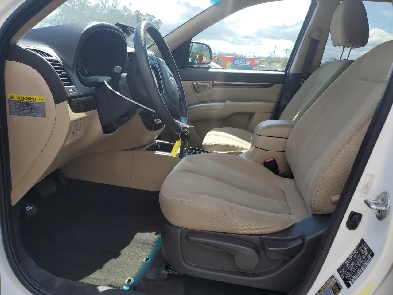 2012 Hyundai Santa Fe VIN 5XYZG3AB2CG096877 Copart auction photo, front end damage thumbnail 7