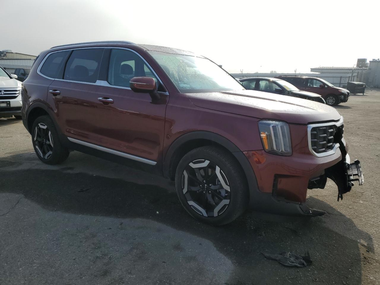 2024 KIA Telluride VIN 5XYP64GC5RG553982 Copart auction photo, front end damage thumbnail 4