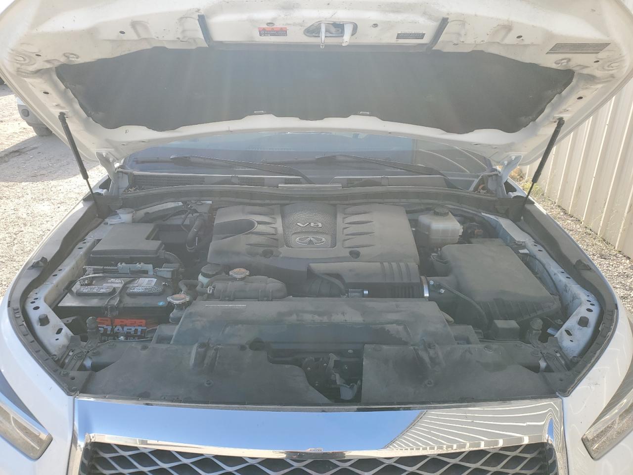 2021 Infiniti QX80 VIN JN8AZ2AF1M9720907 Copart auction photo, burn - engine damage thumbnail 12