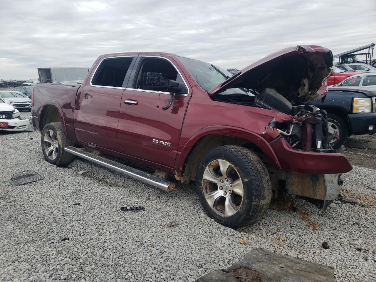 2019 RAM 1500 VIN 1C6SRFJT2KN640783 Copart auction photo, all over damage thumbnail 4