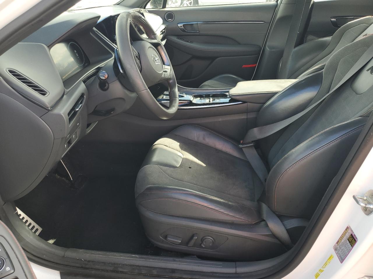 2021 Hyundai Sonata VIN 5NPEK4JC8MH131637 Copart auction photo, front end / rear end damage thumbnail 7