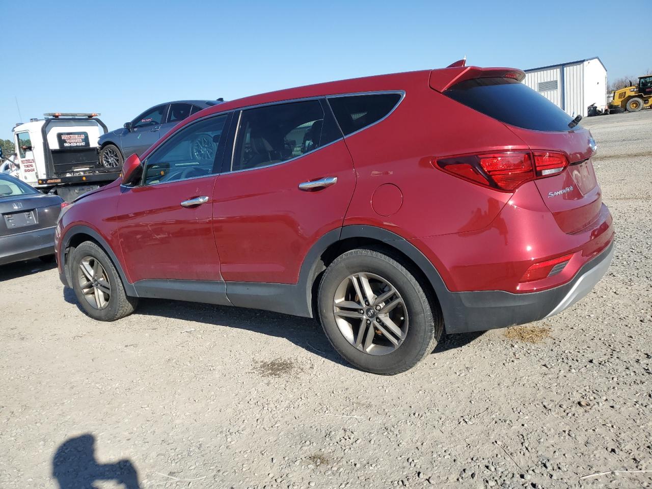 2017 Hyundai Santa Fe VIN 5XYZT3LB8HG414579 Copart auction photo, front end damage thumbnail 2