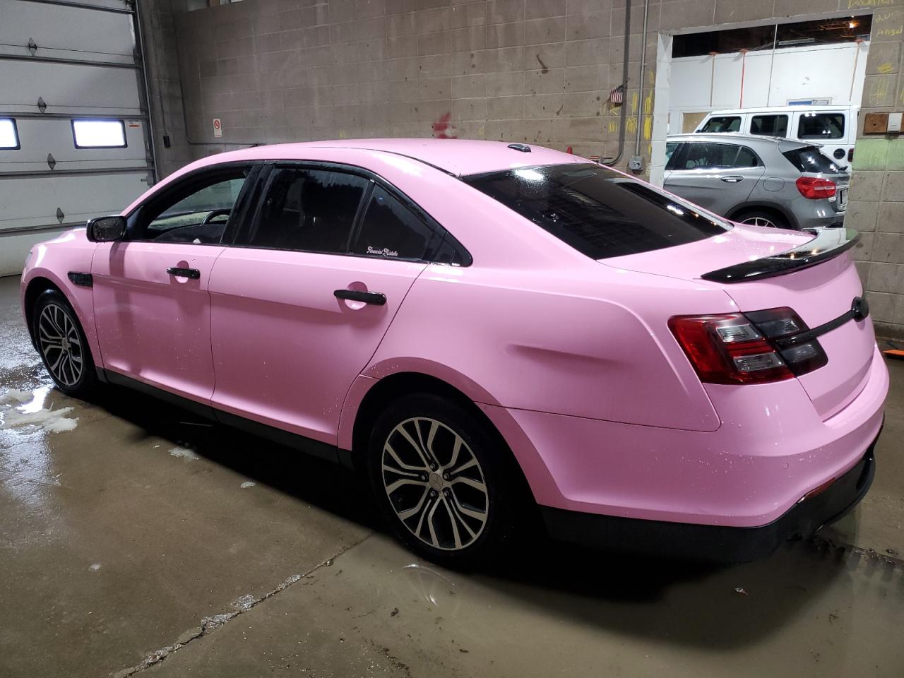 2014 Ford Taurus VIN 1FAHP2KT1EG109735 Copart auction photo, side / stripped damage thumbnail 2