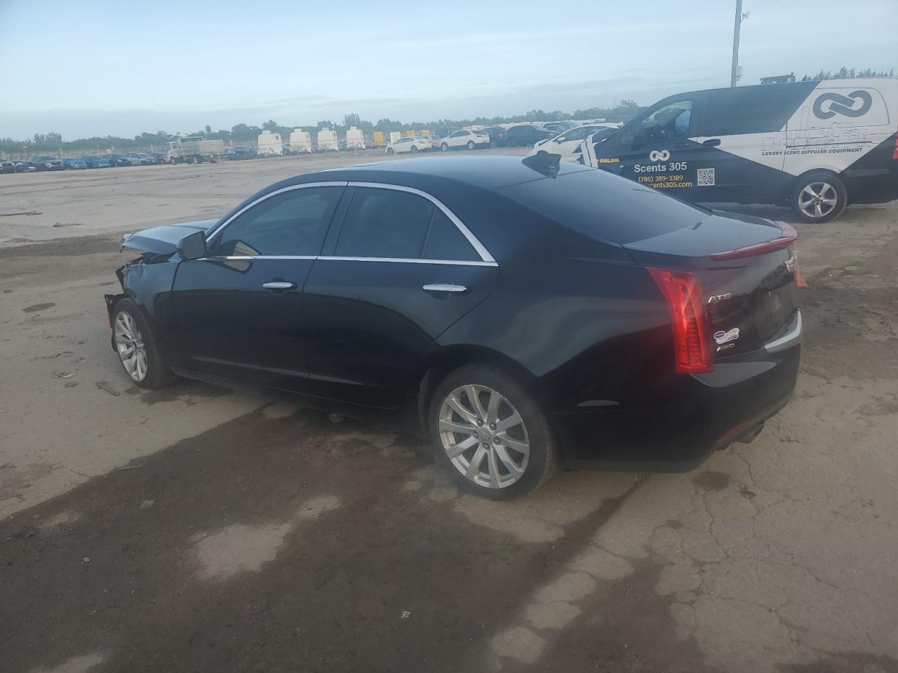 2017 Cadillac ATS VIN 1G6AG5RXXH0188814 Copart auction photo, front end damage thumbnail 2
