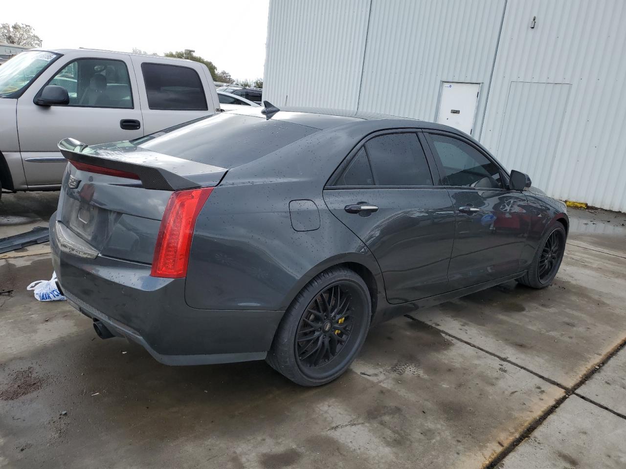 2014 Cadillac ATS VIN 1G6AC5SX2E0117222 Copart auction photo, rear end / side damage thumbnail 3