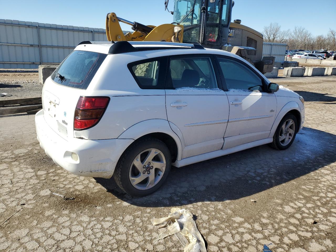 2007 Pontiac Vibe VIN 5Y2SL65867Z420403 Copart auction photo, side / rear end damage thumbnail 3