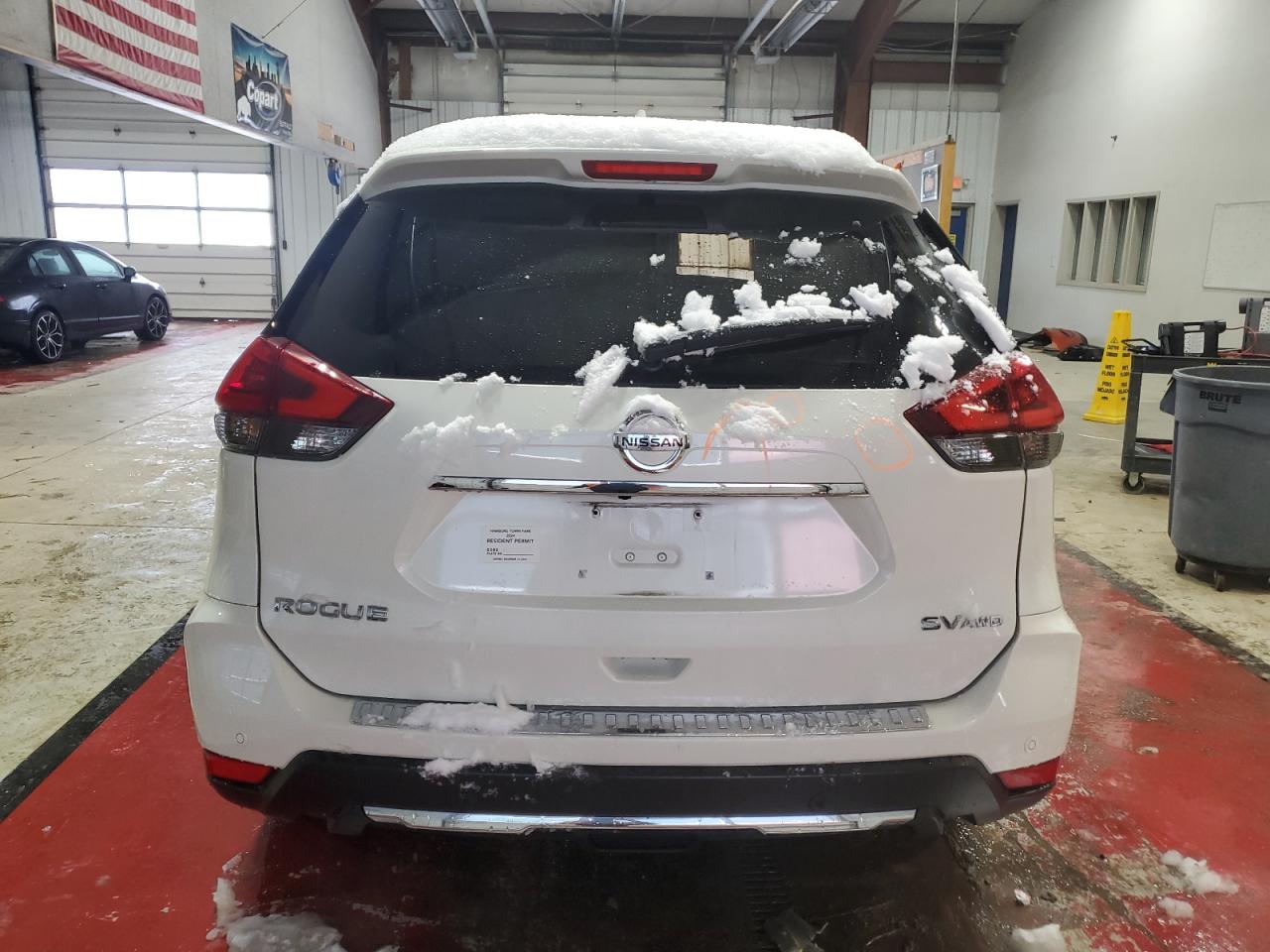 2020 Nissan Rogue VIN JN8AT2MVXLW102005 Copart auction photo, side damage thumbnail 6