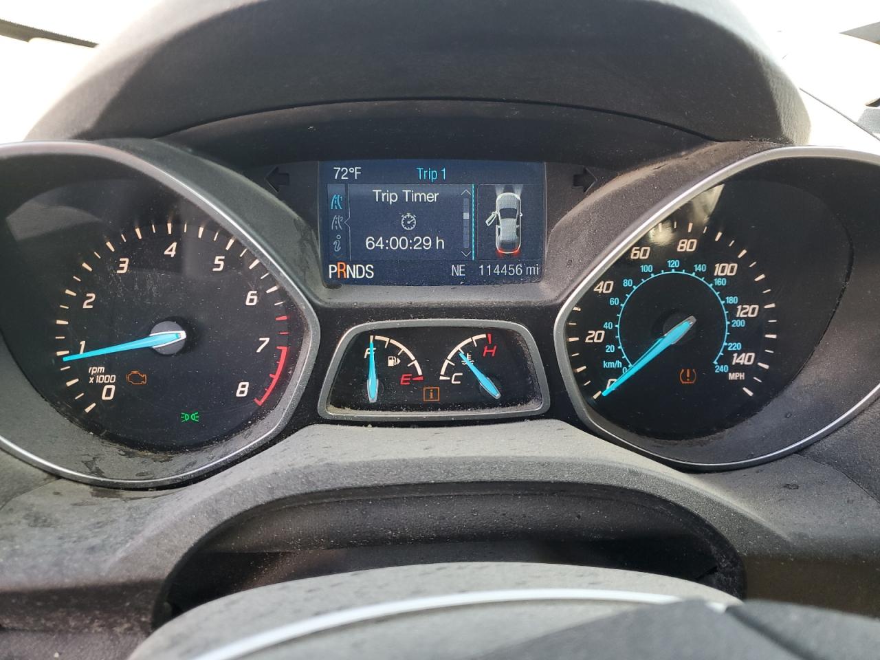 2014 Ford Escape VIN 1FMCU0GXXEUC44562 Copart auction photo, front end / mechanical damage thumbnail 9