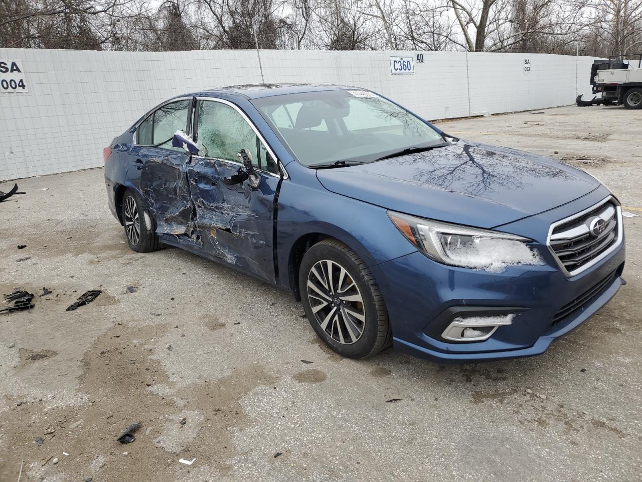 2019 Subaru Legacy VIN 4S3BNAH65K3027317 Copart auction photo, side damage thumbnail 4