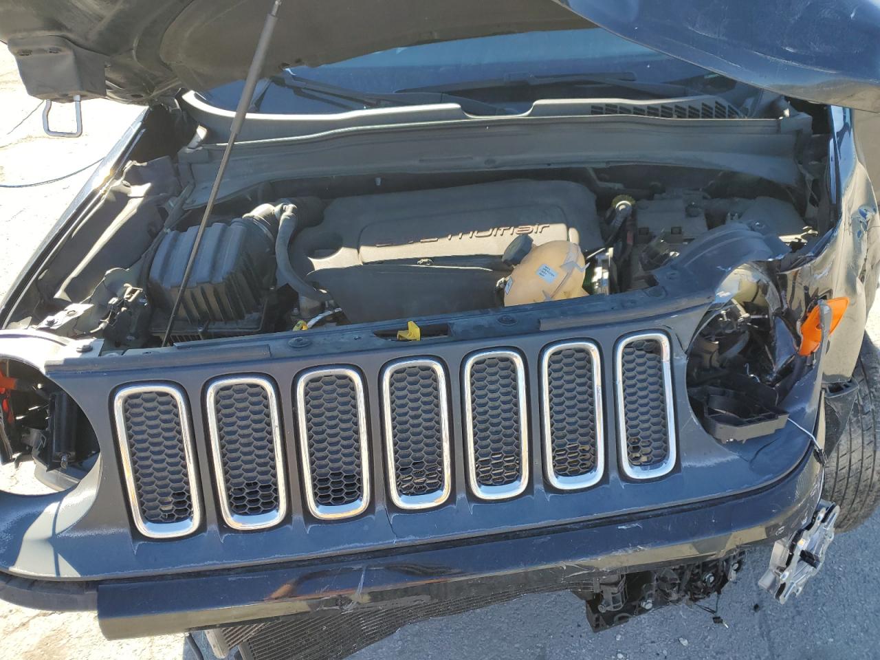 2017 Jeep Renegade VIN ZACCJBBB5HPF31270 Copart auction photo, front end / hail damage thumbnail 14