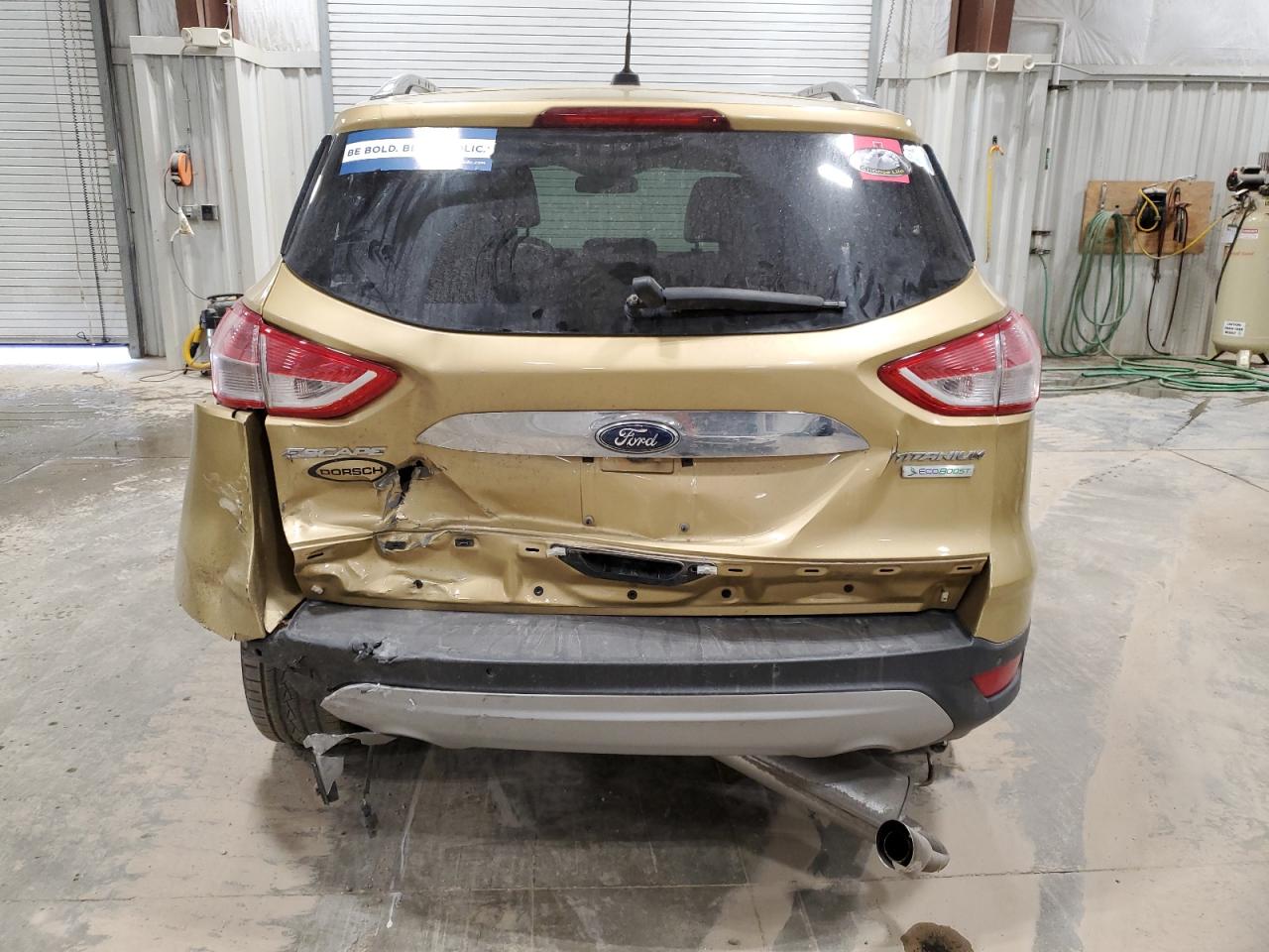 2015 Ford Escape VIN 1FMCU0J90FUC57400 Copart auction photo, rear end damage thumbnail 6
