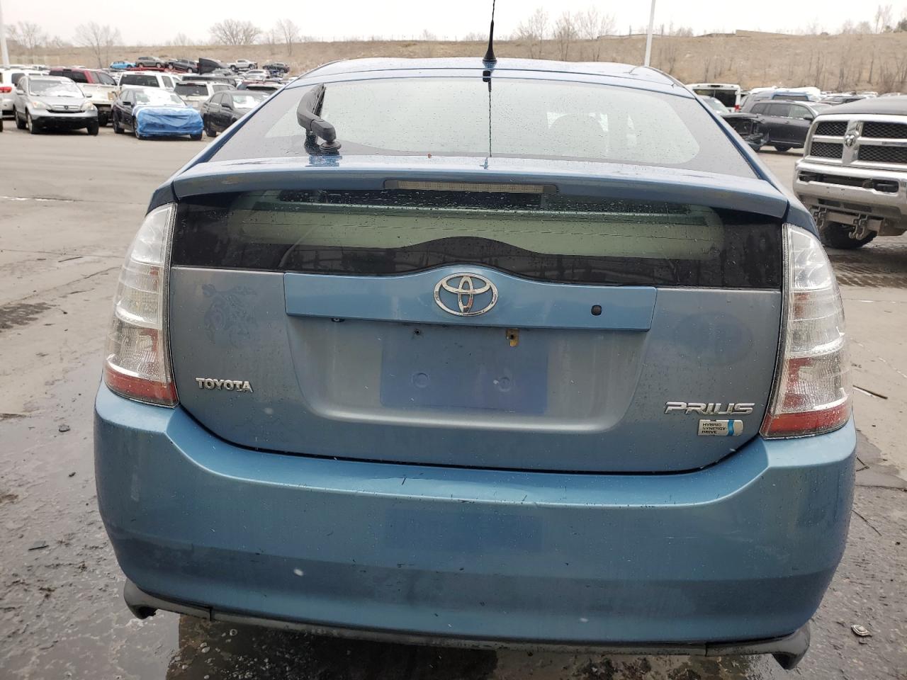 2006 Toyota Prius VIN JTDKB20U467504293 Copart auction photo, front end / side damage thumbnail 6