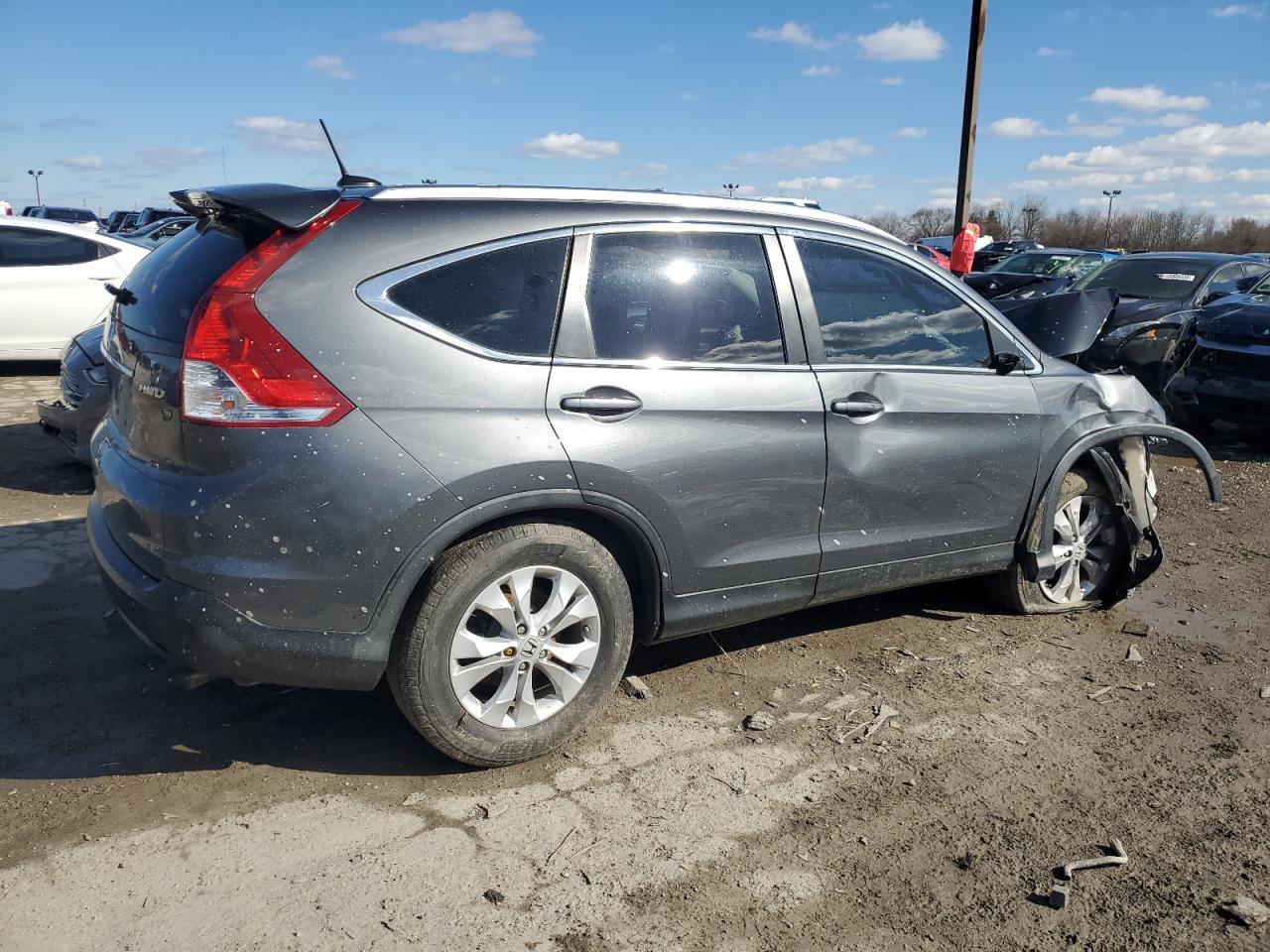 2012 Honda CR-V VIN 2HKRM4H76CH622694 Copart auction photo, front end / side damage thumbnail 3