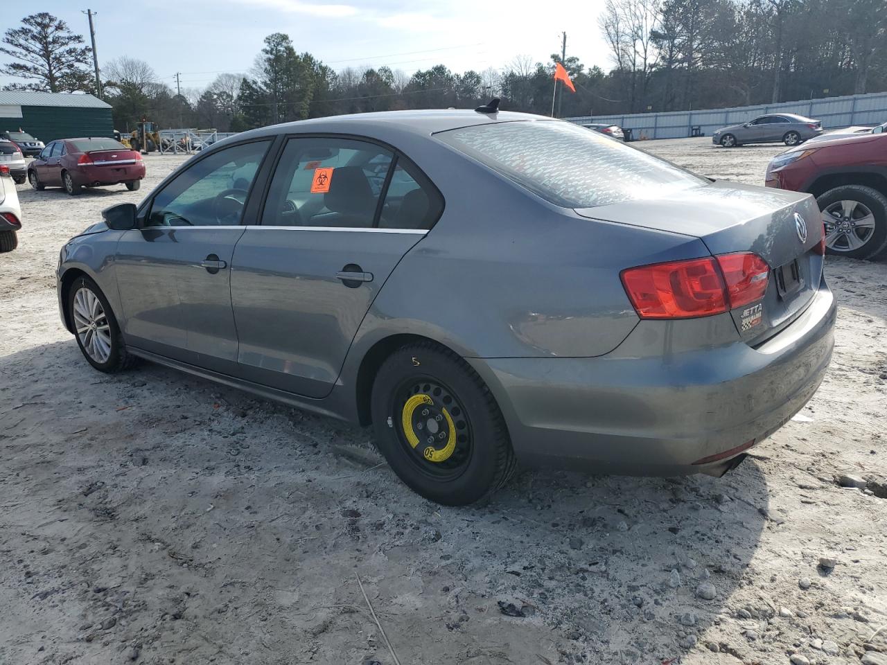 2014 Volkswagen Jetta VIN 3VWLL7AJ9EM429062 Copart auction photo, front end / side damage thumbnail 2