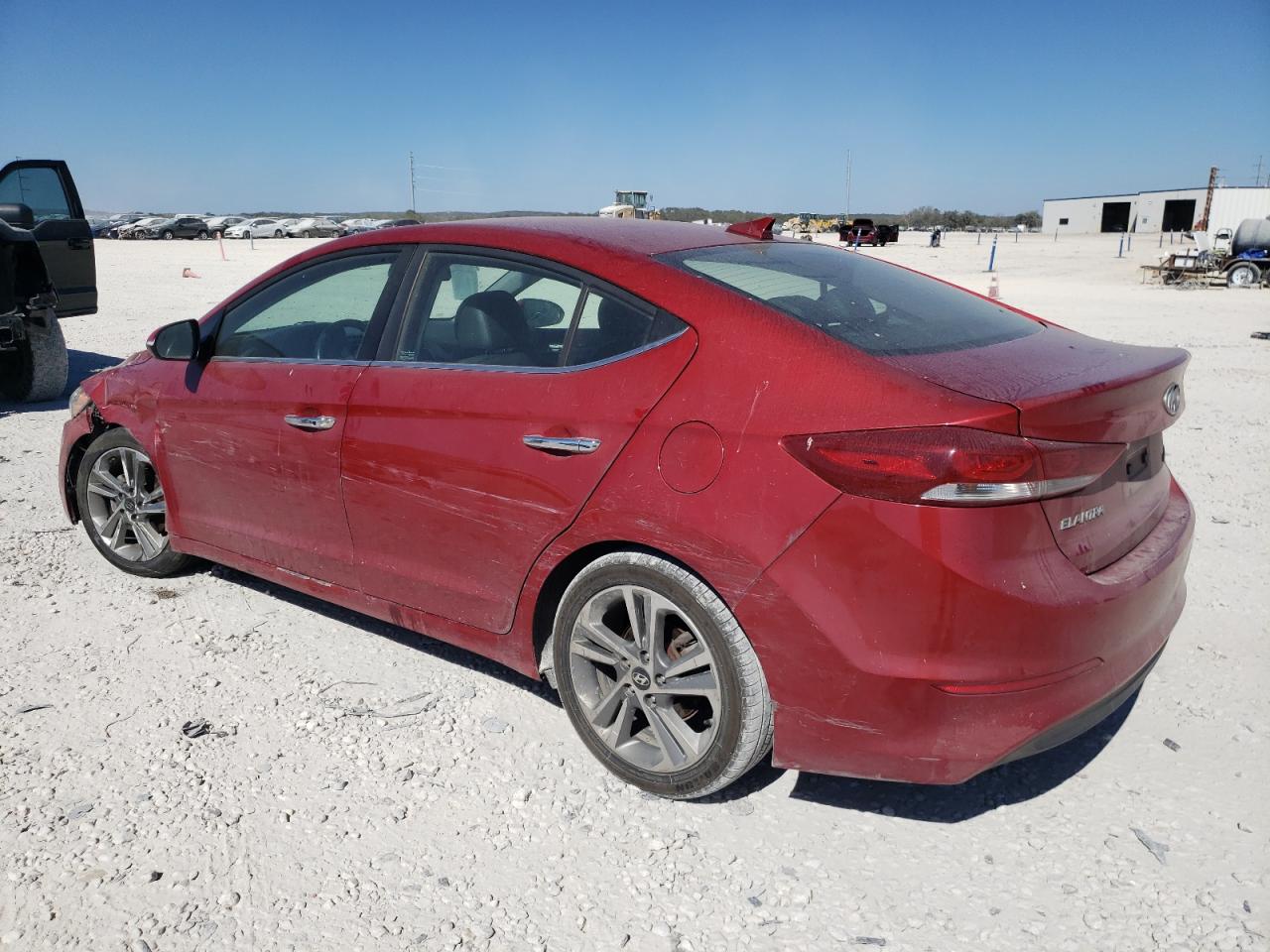 2017 Hyundai Elantra VIN KMHD84LF1HU069510 Copart auction photo, all over damage thumbnail 2