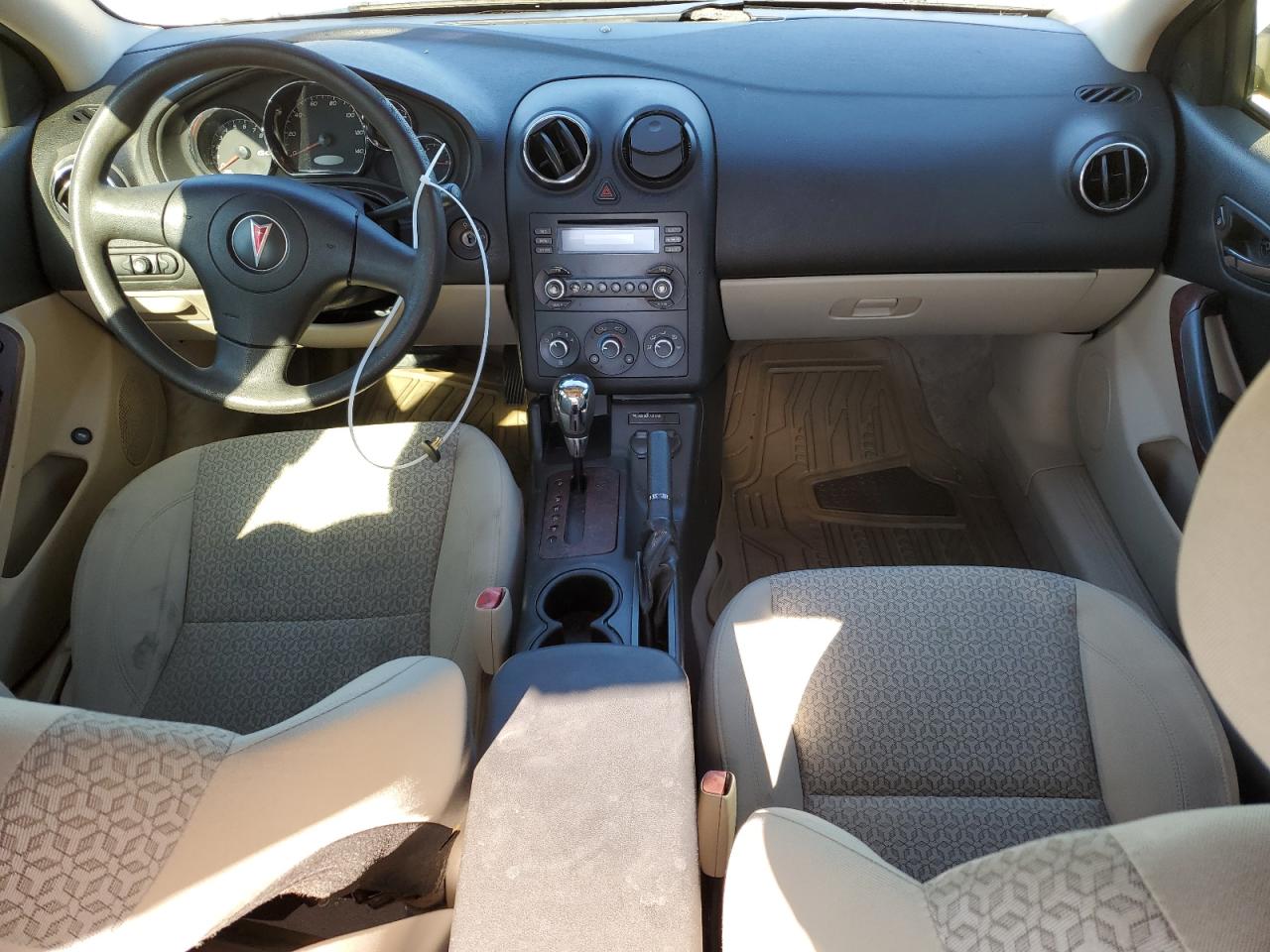2007 Pontiac G6 VIN 1G2ZF58B274145458 Copart auction photo, rear end / front end damage thumbnail 8