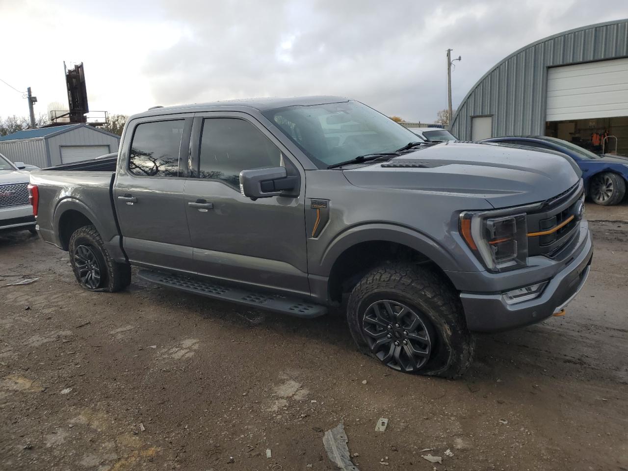 2023 Ford F-150 VIN 1FTEW1E89PFC42639 Copart auction photo, side damage thumbnail 4