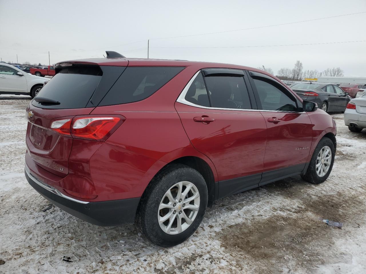 2019 Chevrolet Equinox VIN 2GNAXKEV6K6226254 Copart auction photo, front end / side damage thumbnail 3