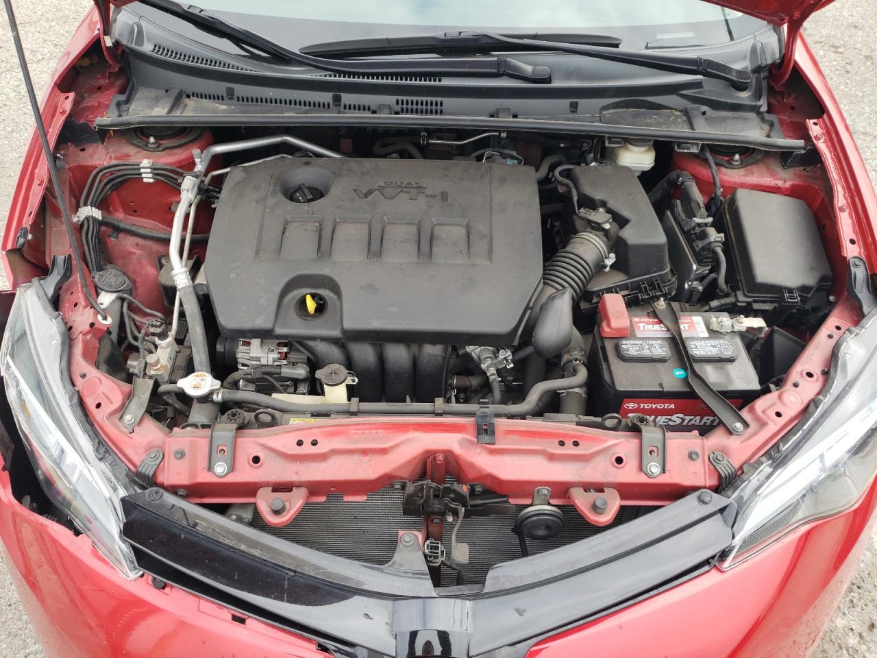2018 Toyota Corolla VIN 5YFBURHE0JP760339 Copart auction photo, front end / side damage thumbnail 11