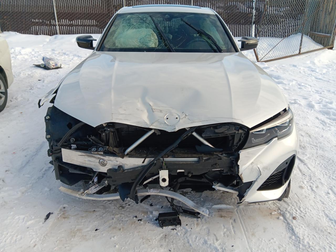 2022 BMW M3 VIN 3MW5U9J04N8C68556 Copart auction photo, front end damage thumbnail 5
