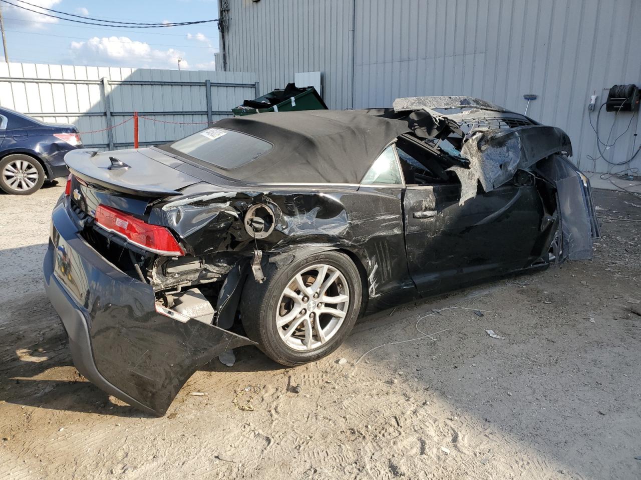 2015 Chevrolet Camaro VIN 2G1FD3D34F9274572 Copart auction photo, all over damage thumbnail 3