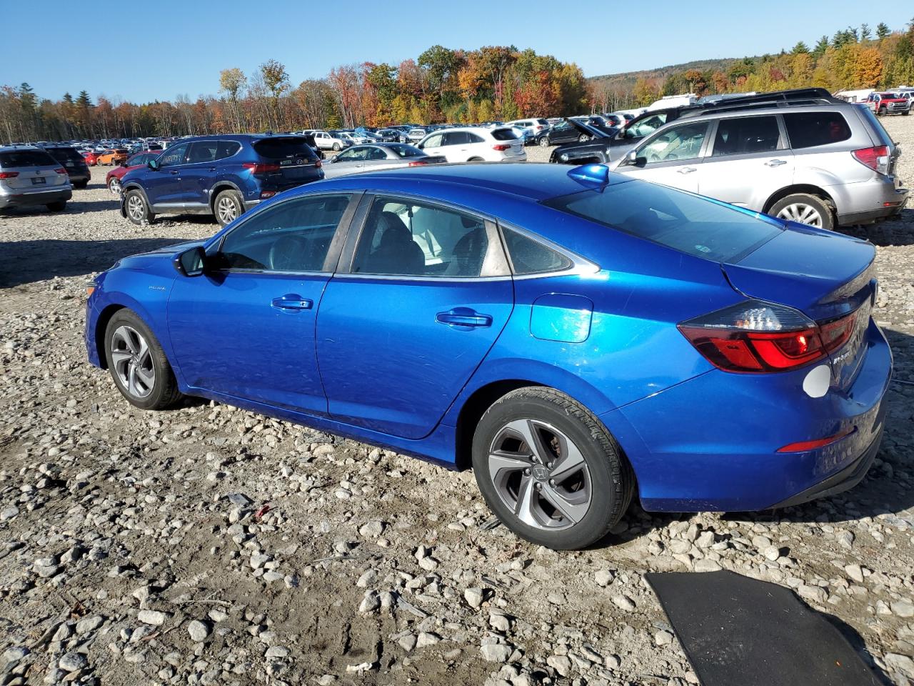 2019 Honda Insight VIN 19XZE4F5XKE014419 Copart auction photo, side damage thumbnail 2