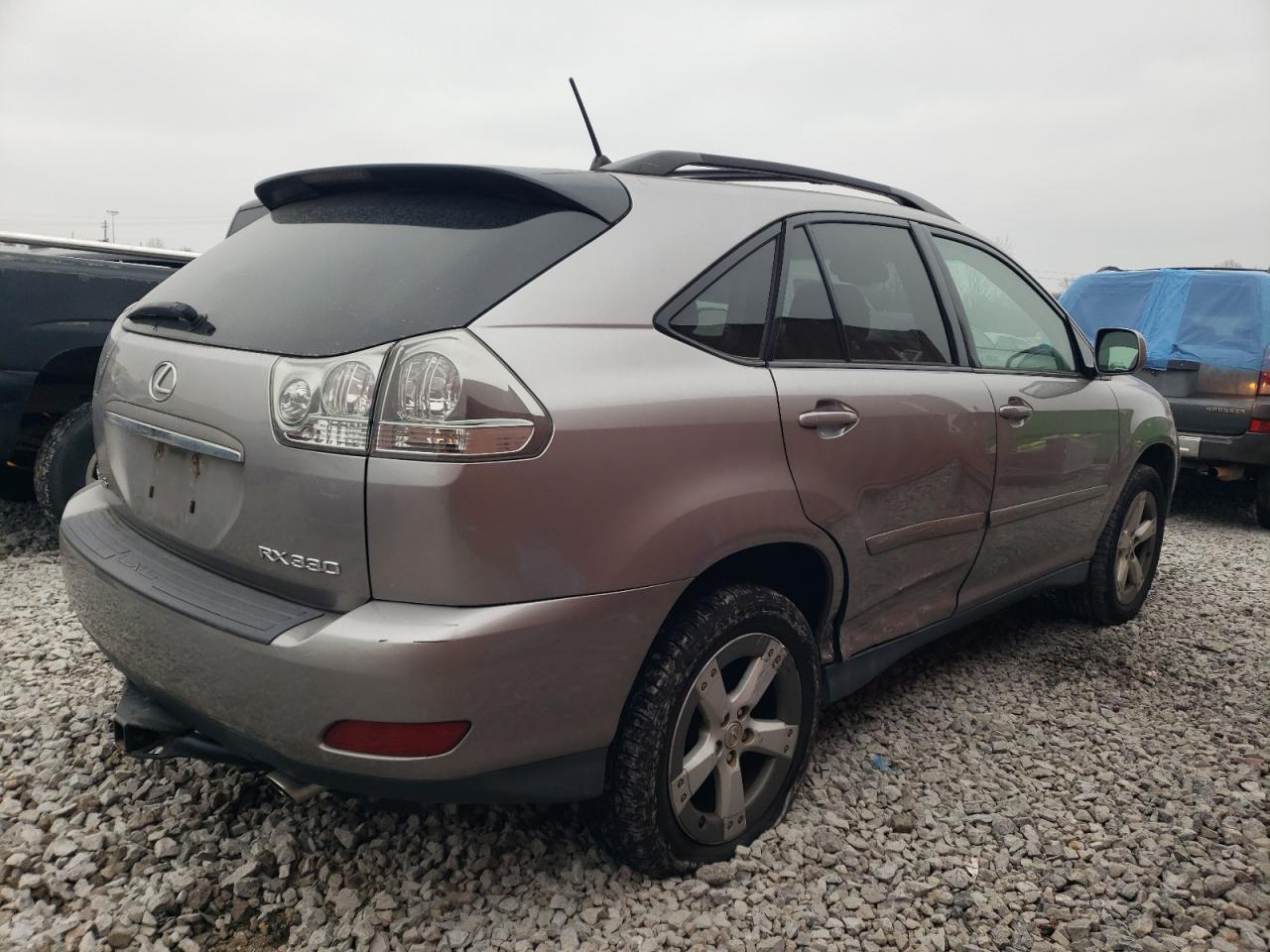 2005 Lexus RX VIN JTJGA31U450059054 Copart auction photo, front end damage thumbnail 3