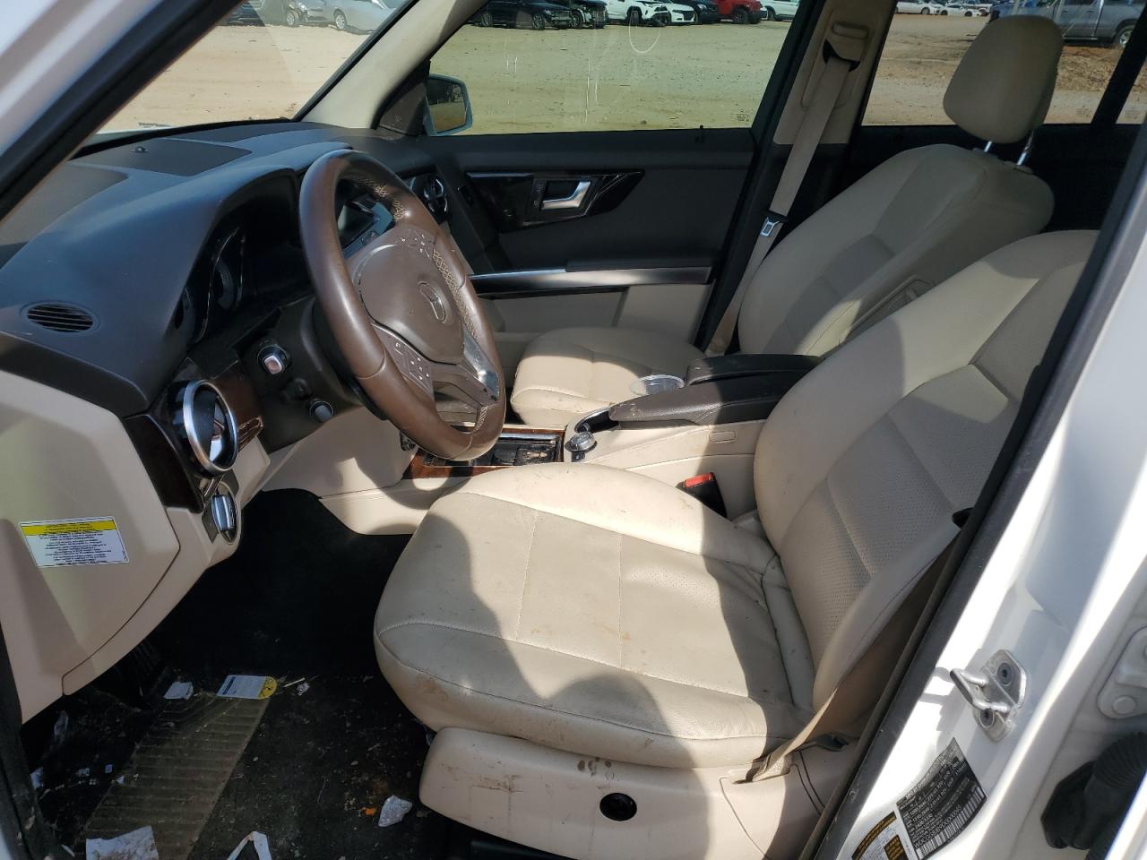 2013 Mercedes-Benz GLK-klasse VIN WDCGG8JB9DG000045 Copart auction photo, side damage thumbnail 7