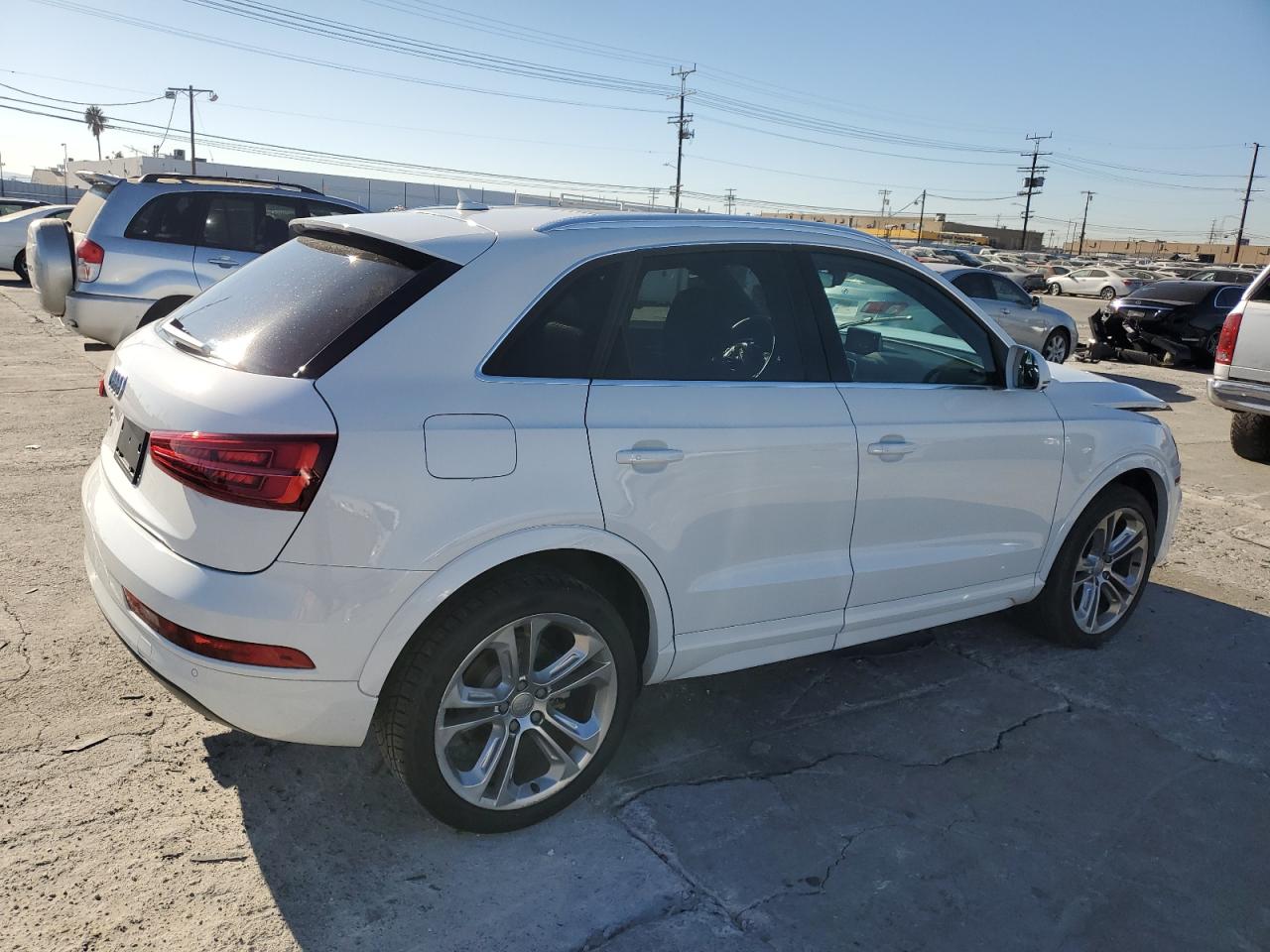 2017 Audi Q3 VIN WA1HCCFS1HR009196 Copart auction photo, front end damage thumbnail 3