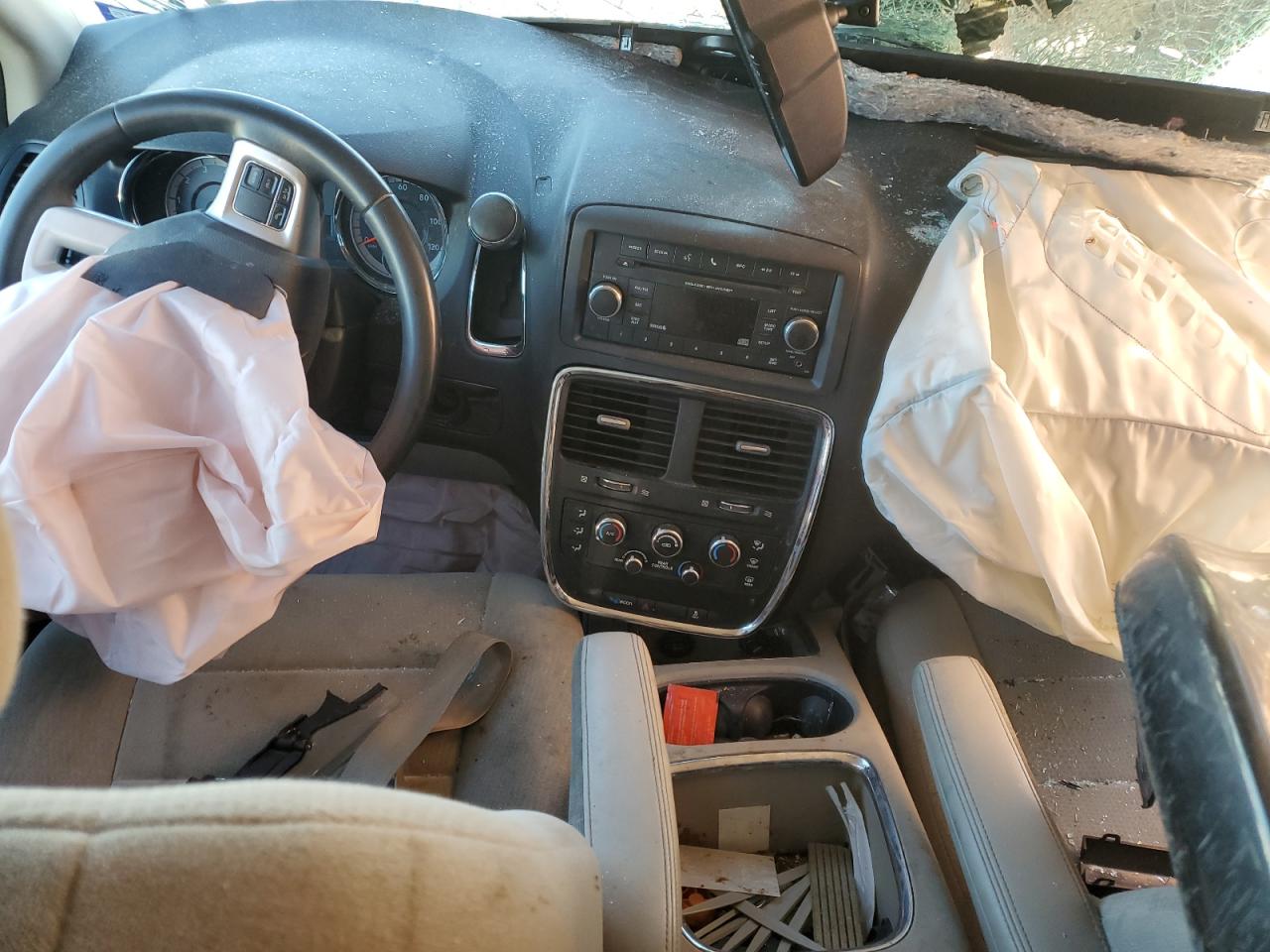 2013 Dodge Caravan VIN 2C4RDGCG5DR736439 Copart auction photo, front end damage thumbnail 8
