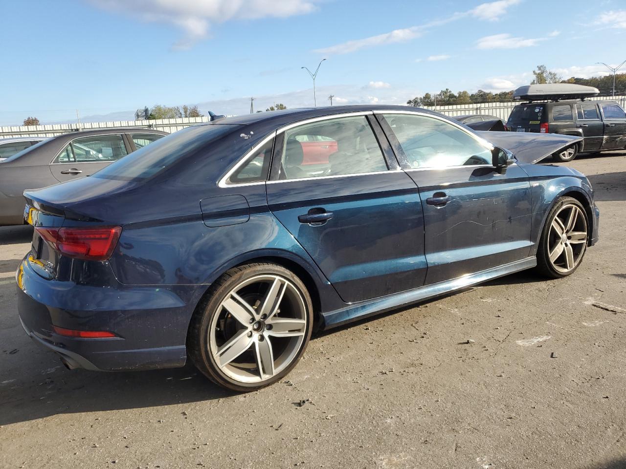 2017 Audi A3 VIN WAUJ8GFFXH1007669 Copart auction photo, front end / side damage thumbnail 3