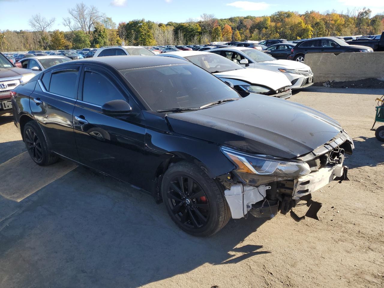 2019 Nissan Altima VIN 1N4BL4BW9KC193717 Copart auction photo, front end / side damage thumbnail 4
