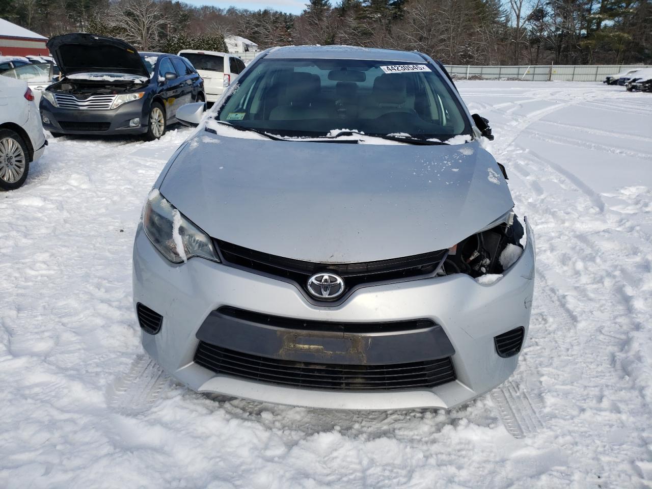 2016 Toyota Corolla VIN 2T1BURHE2GC562712 Copart auction photo, front end / side damage thumbnail 5