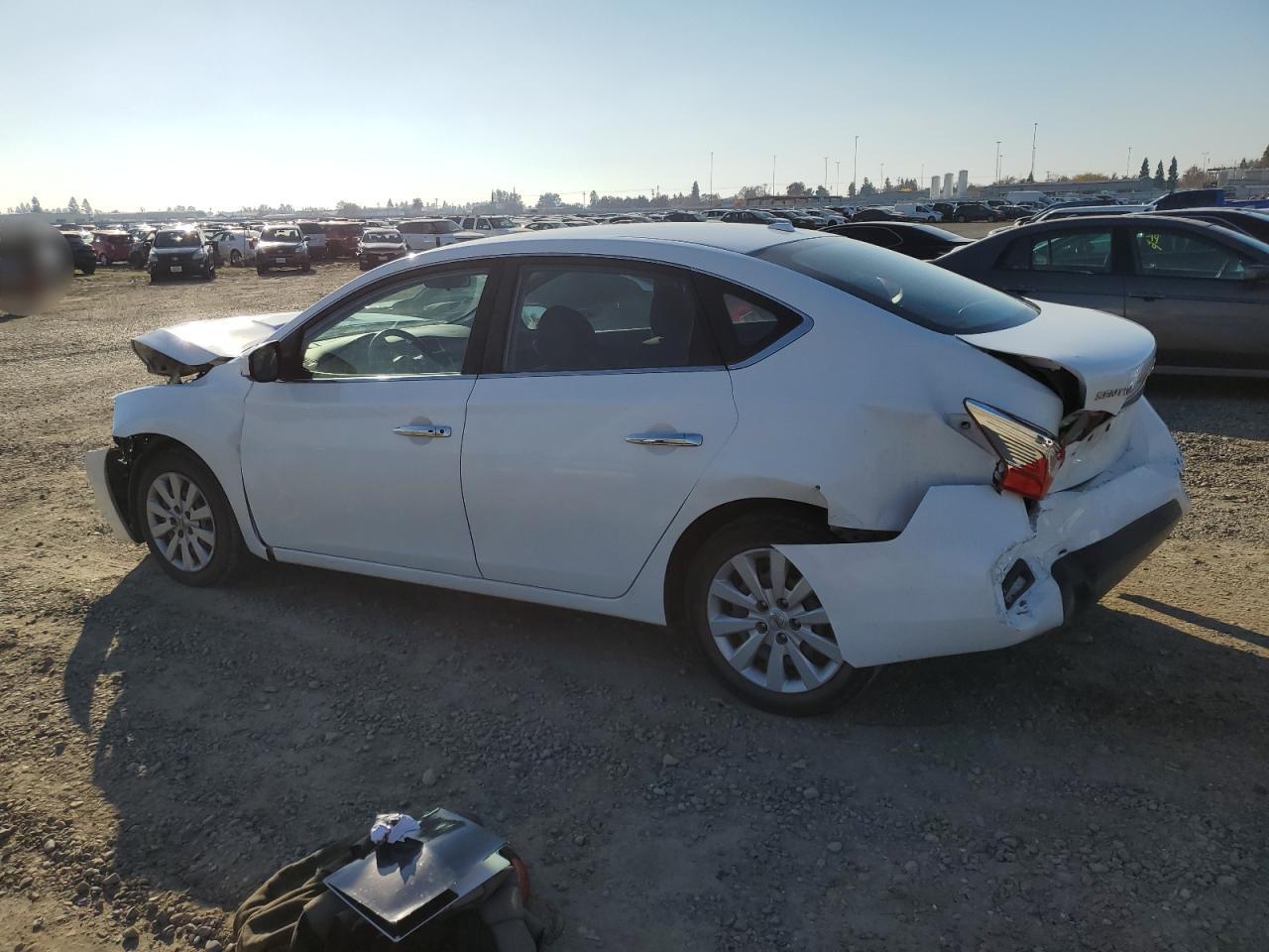 2017 Nissan Sentra VIN 3N1AB7AP5HY284989 Copart auction photo, front end / rear end damage thumbnail 2