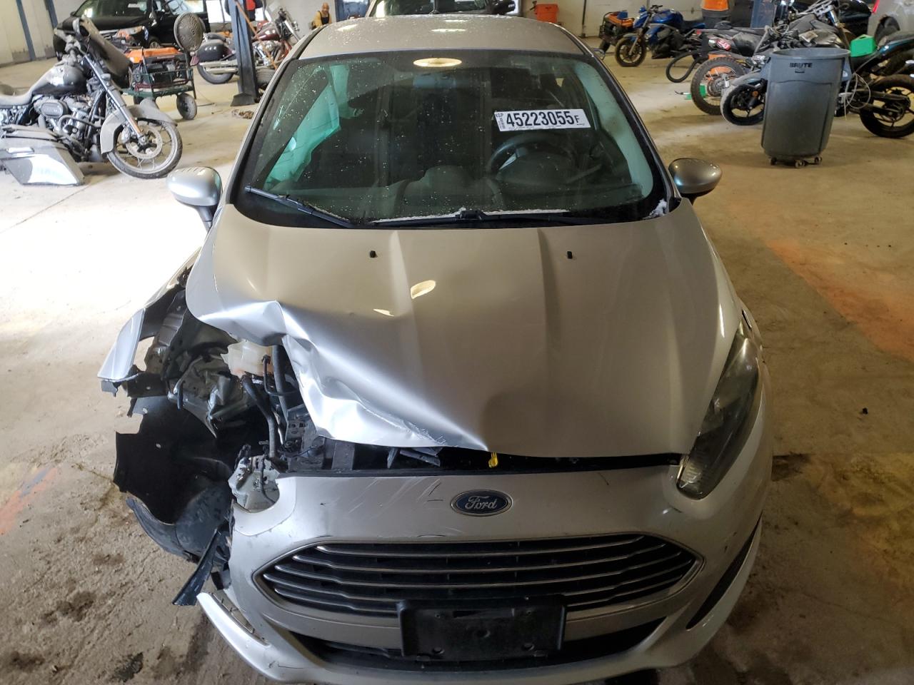 2018 Ford Fiesta VIN 3FADP4BJ4JM100522 Copart auction photo, front end / mechanical damage thumbnail 5