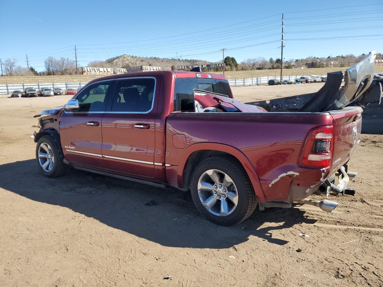 2019 RAM 1500 VIN 1C6SRFHT4KN619374 Copart auction photo, front end / rear end damage thumbnail 2