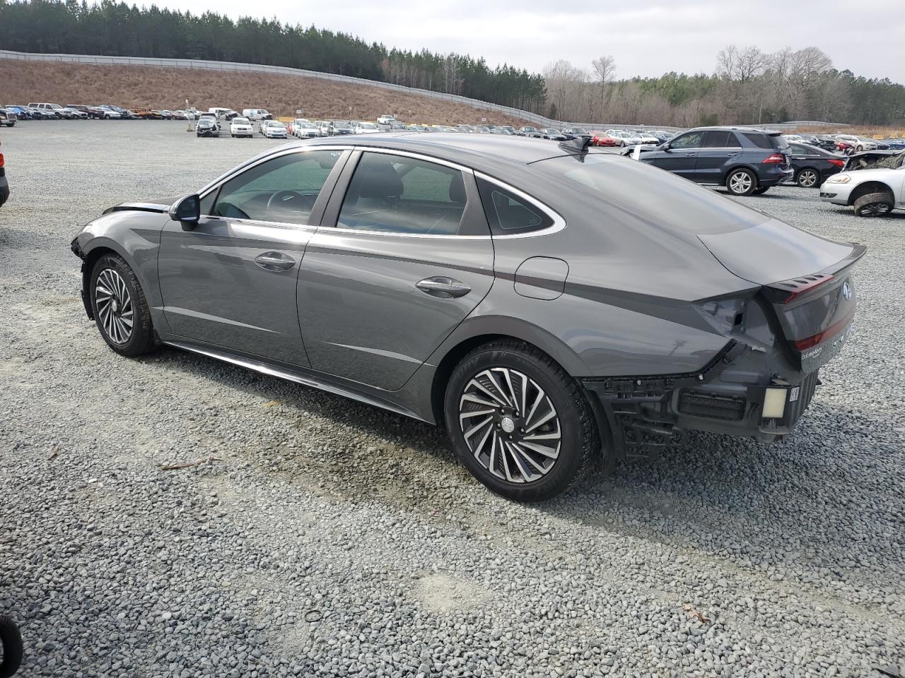 2021 Hyundai Sonata VIN KMHL54JJ6MA027597 Copart auction photo, all over damage thumbnail 2