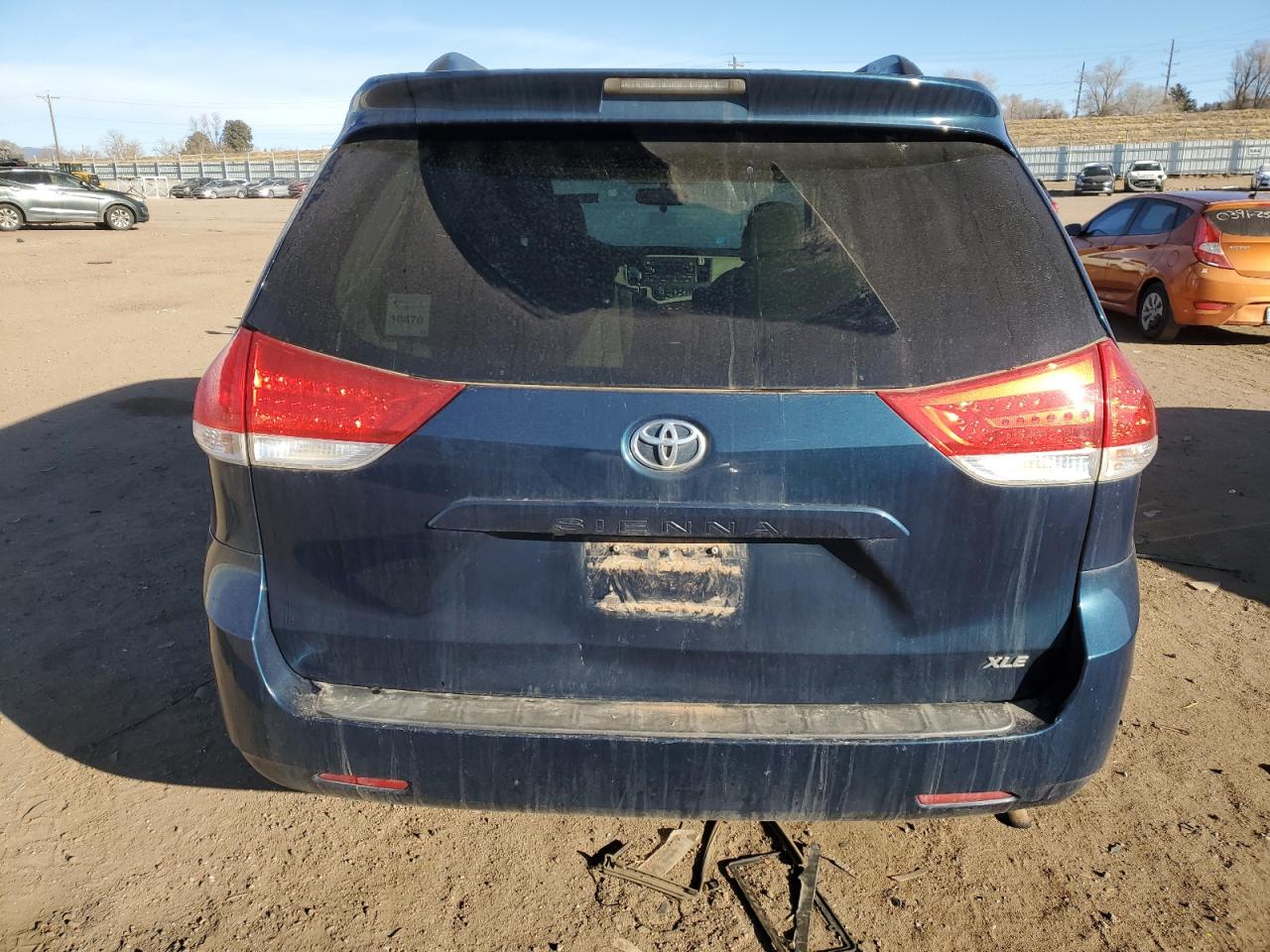 2012 Toyota Sienna VIN 5TDYK3DC1CS220168 Copart auction photo, undercarriage damage thumbnail 6