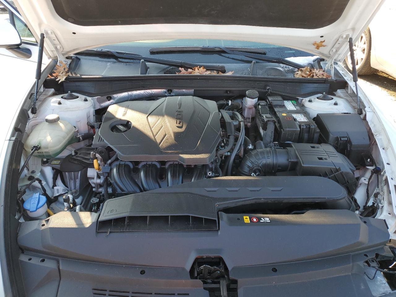 2020 Hyundai Sonata VIN 5NPEG4JA4LH049368 Copart auction photo, side / front end damage thumbnail 11