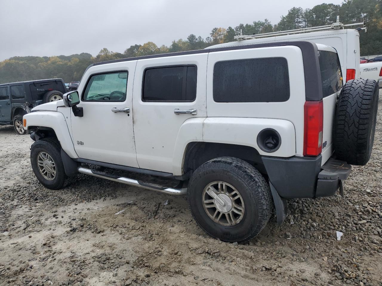 2007 Hummer H3 VIN 5GTDN13E978167512 Copart auction photo, front end damage thumbnail 2