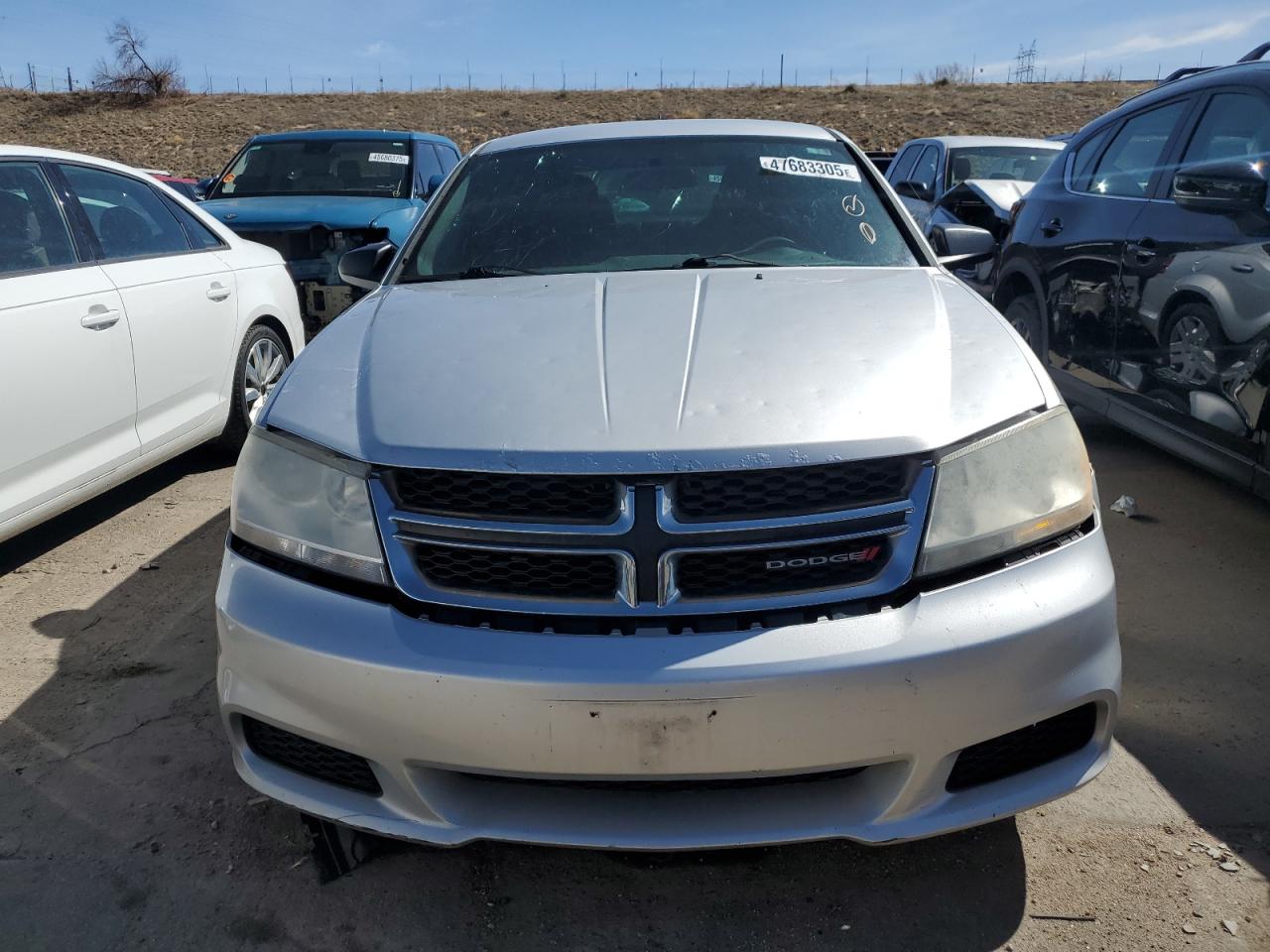 2012 Dodge Avenger VIN 1C3CDZAB6CN260078 Copart auction photo, hail / front end damage thumbnail 5