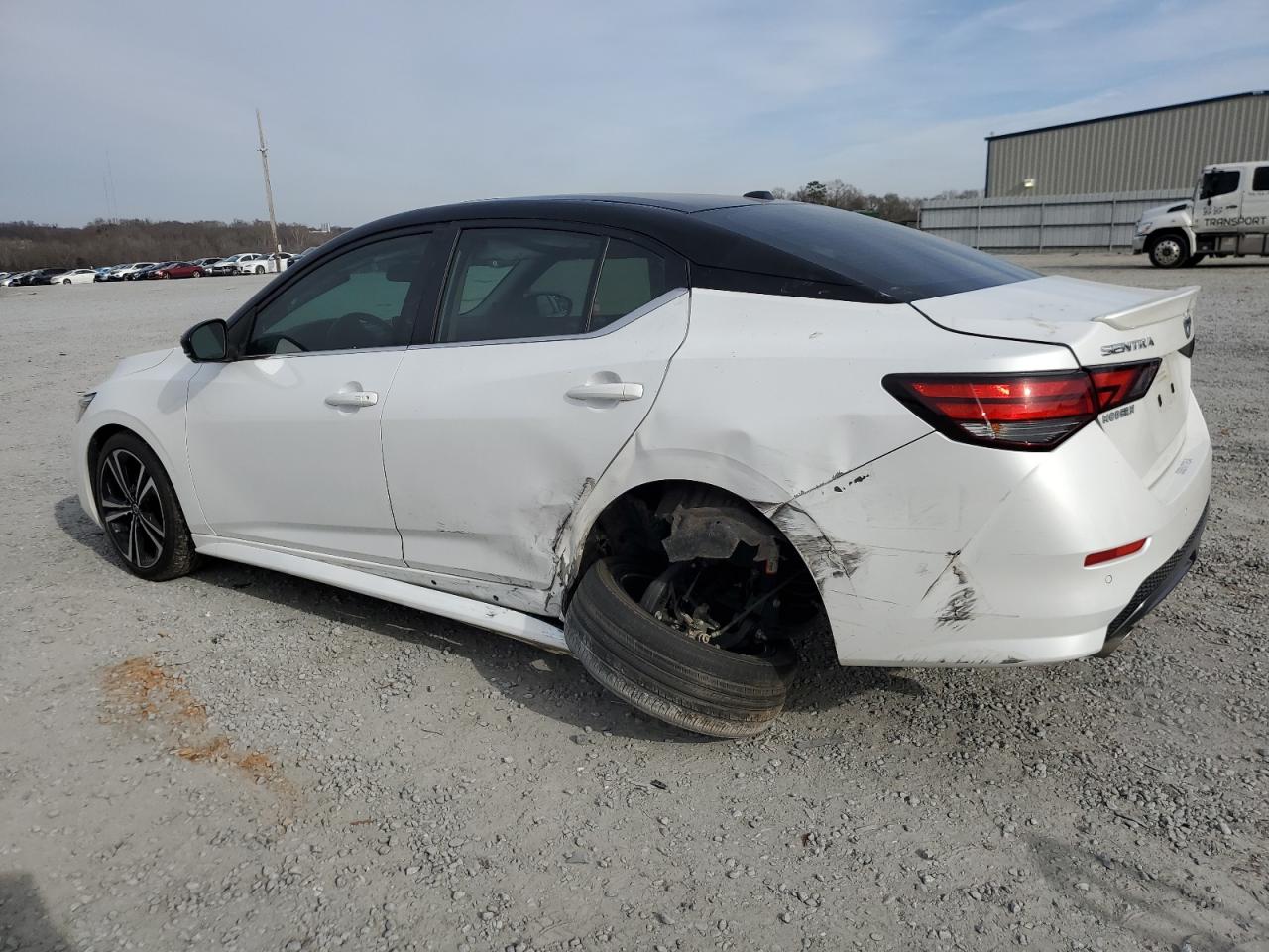 2021 Nissan Sentra VIN 3N1AB8DV3MY207953 Copart auction photo, rear end / side damage thumbnail 2
