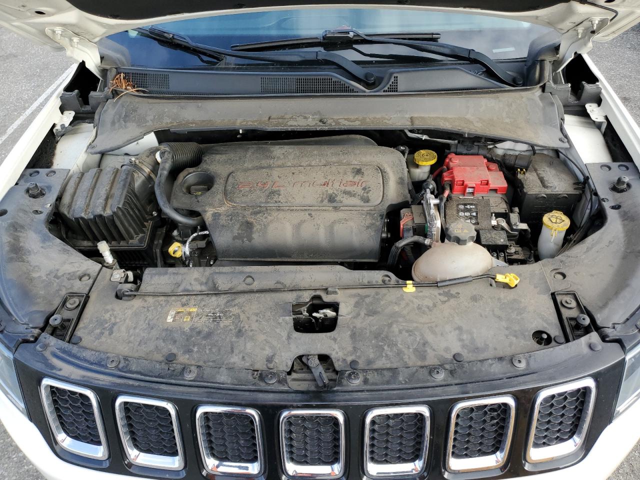 2021 Jeep Compass VIN 3C4NJCBB3MT538820 Copart auction photo, undercarriage / side damage thumbnail 11