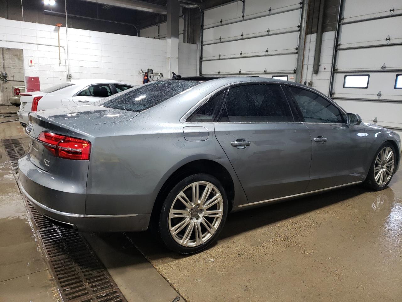 2015 Audi A8 VIN WAU32AFD0FN006462 Copart auction photo, front end damage thumbnail 3