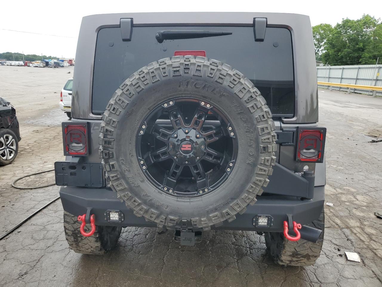 2017 Jeep Wrangler VIN 1C4BJWEG0HL523611 Copart auction photo, front end damage thumbnail 6
