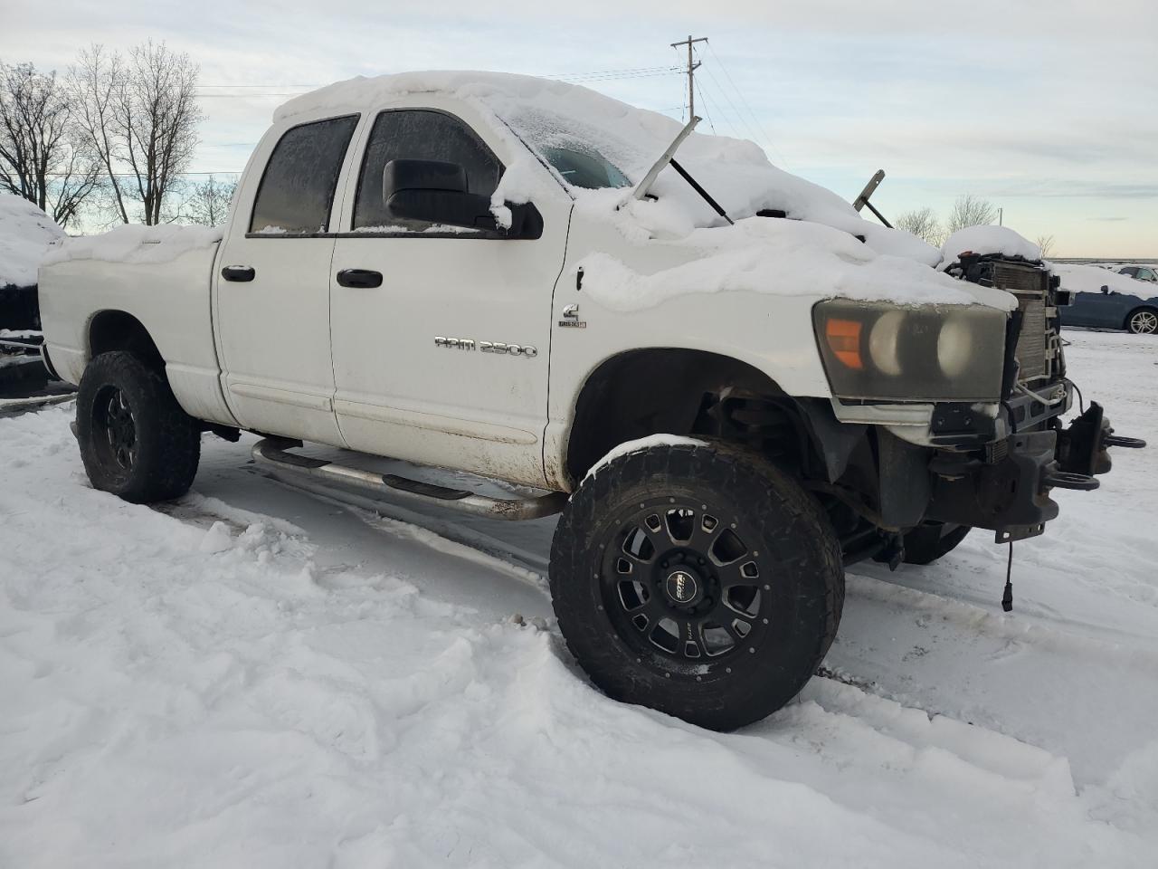 2006 Dodge RAM VIN 3D7KS28C76G107344 Copart auction photo, front end damage thumbnail 4