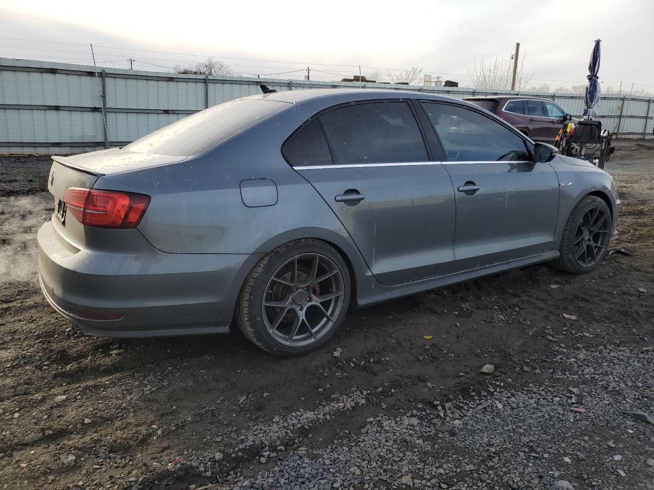 2016 Volkswagen Jetta VIN 3VW4T7AJ4GM400236 Copart auction photo, side / undercarriage damage thumbnail 3