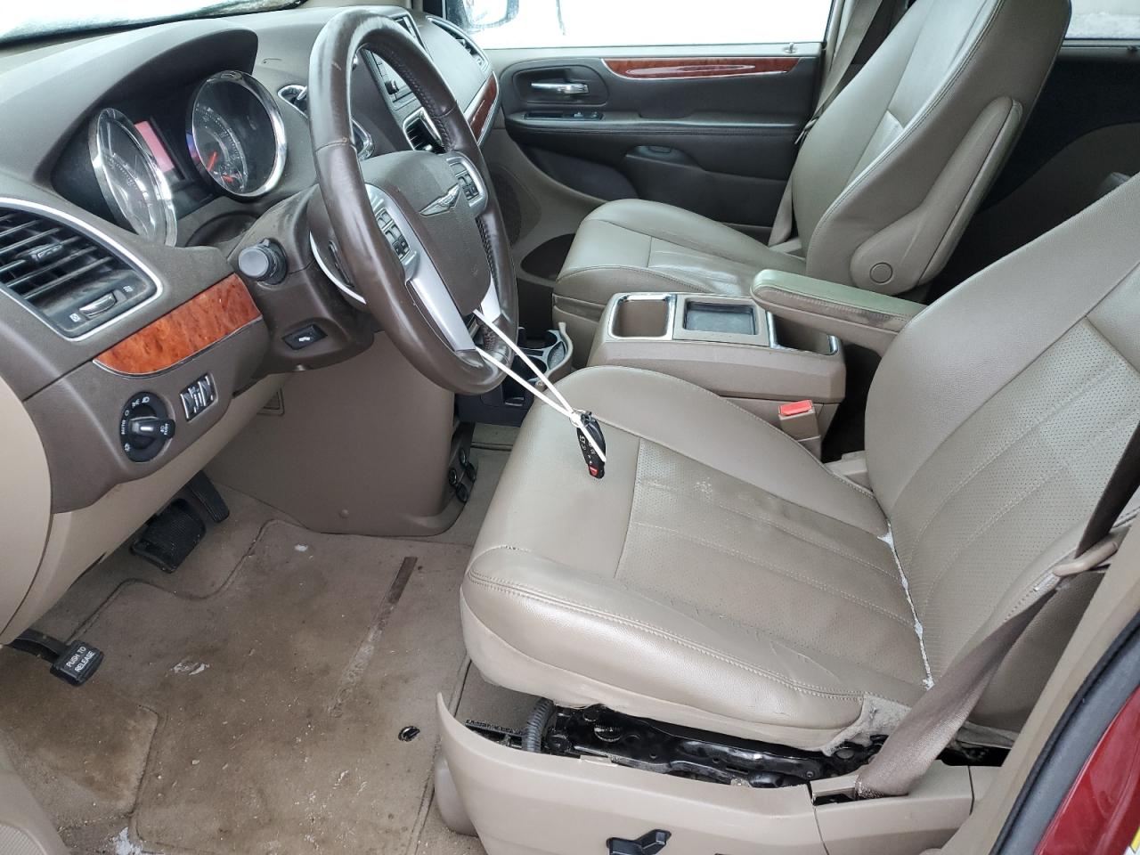 2014 Chrysler Town & Country VIN 2C4RC1CGXER147534 Copart auction photo, all over / mechanical damage thumbnail 7
